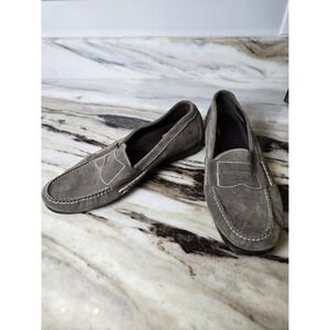 Cole Haan  Gray Suede Penny Loafer  Sz 10.5 M